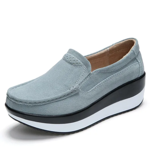 2019 Spring Women Flats Shoes Platform Sneakers