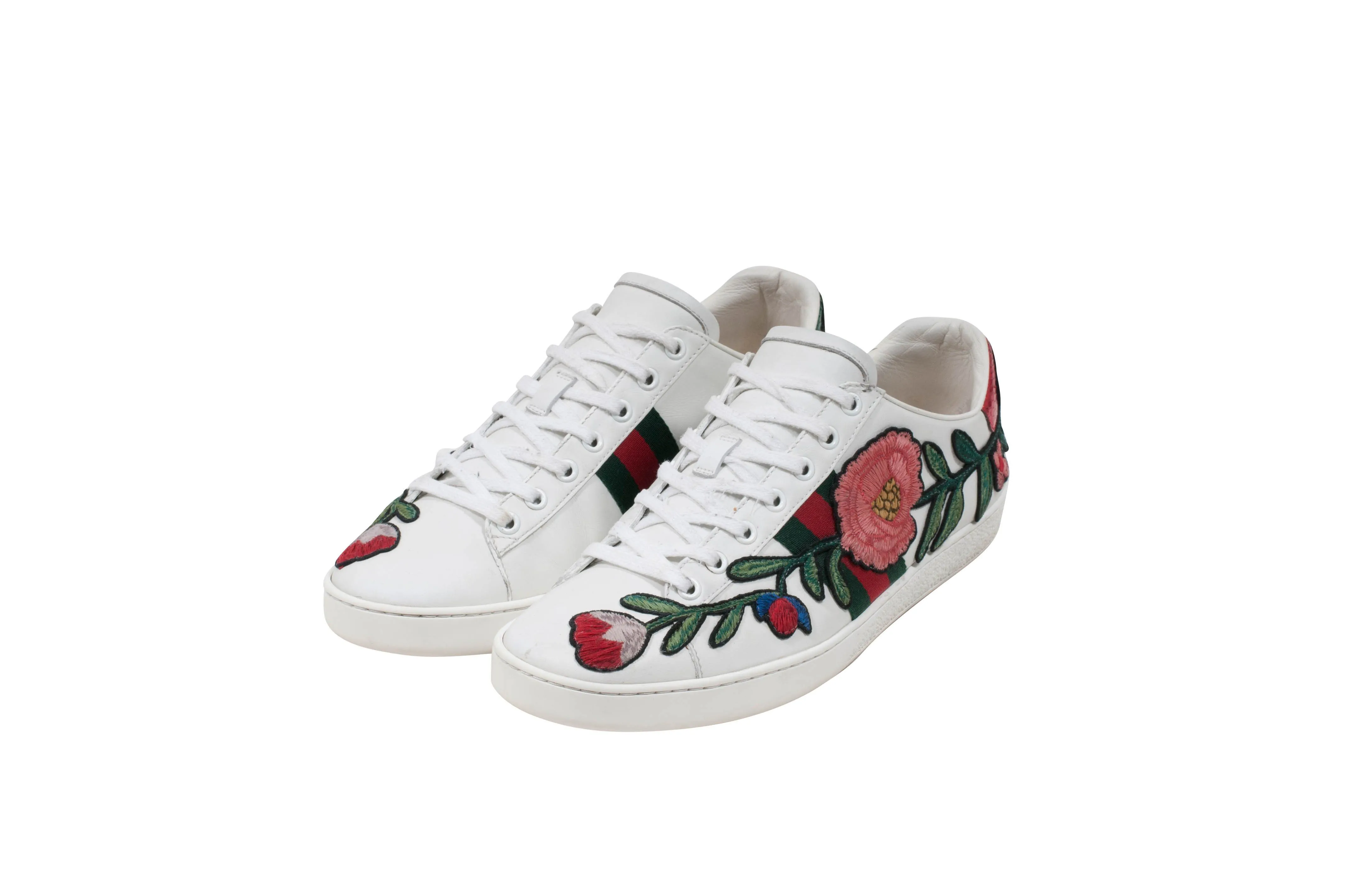 Ace Floral Embroidered Sneaker