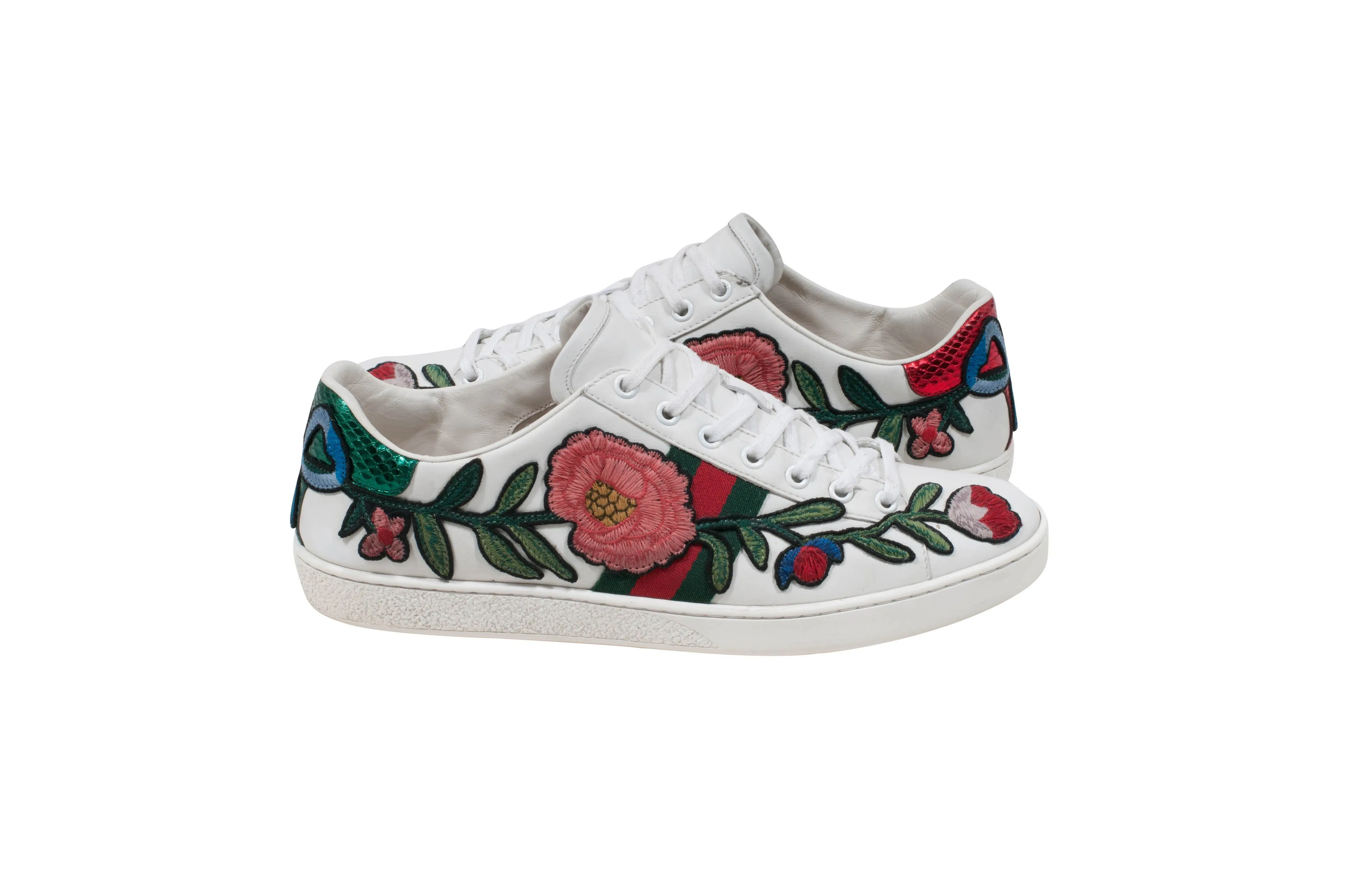 Ace Floral Embroidered Sneaker