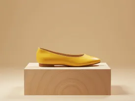 ALESSANDRA • Custom Fitted Bespoke Ballet Flats • YELLOW