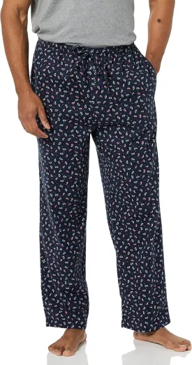 Amazon Essentials Men's Straight-Fit Woven Pajama Pant with Pockets