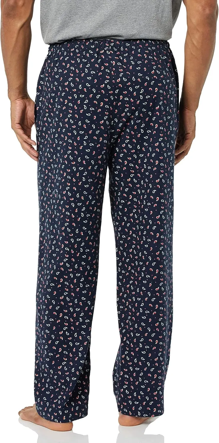 Amazon Essentials Men's Straight-Fit Woven Pajama Pant with Pockets