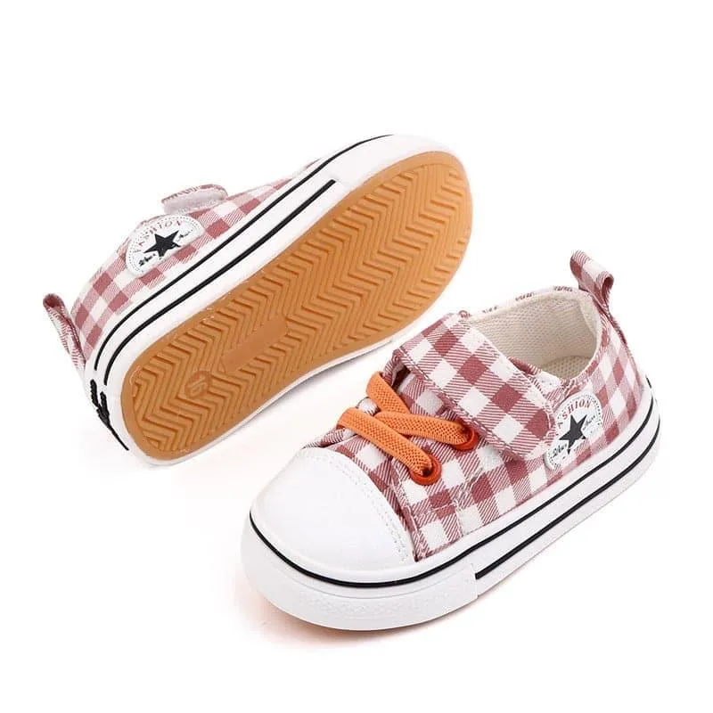 Angelodini™ Velcro Checkered Classic Toddler Shoes