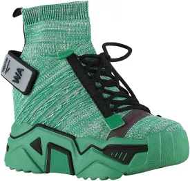 Anthony Wang Women's Retro Lace-Up Chunky Platform Extra High Hidden Wedge Fashion Sneaker-Damson-08