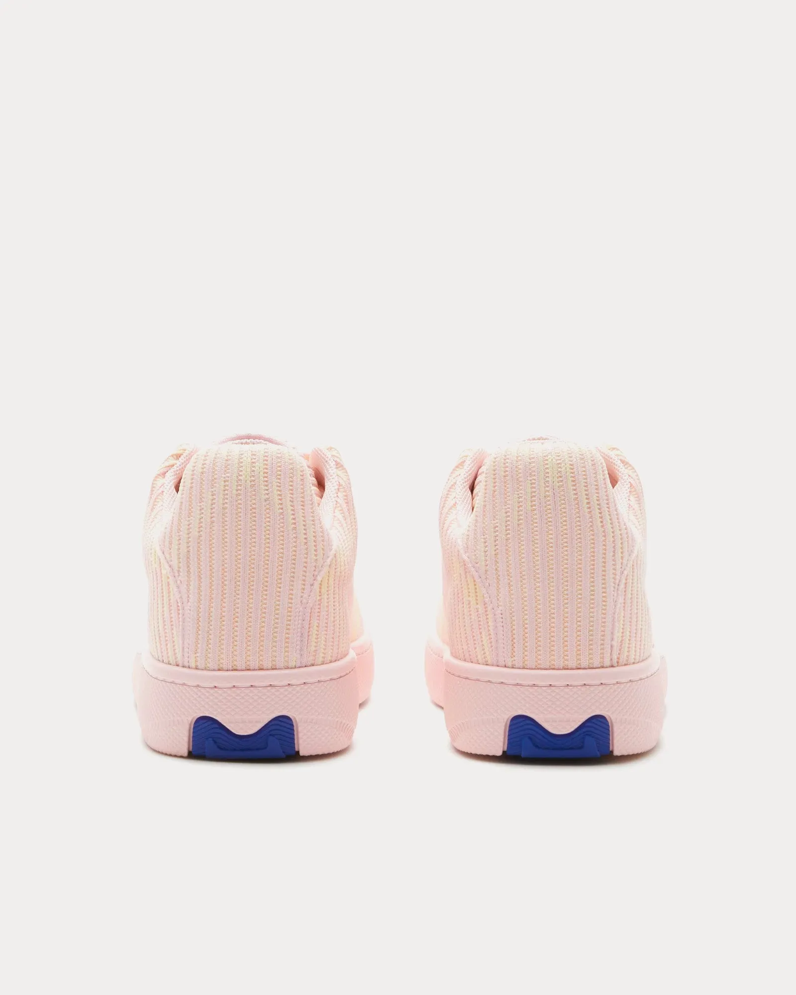 Box Check Knit Cameo Low Top Sneakers