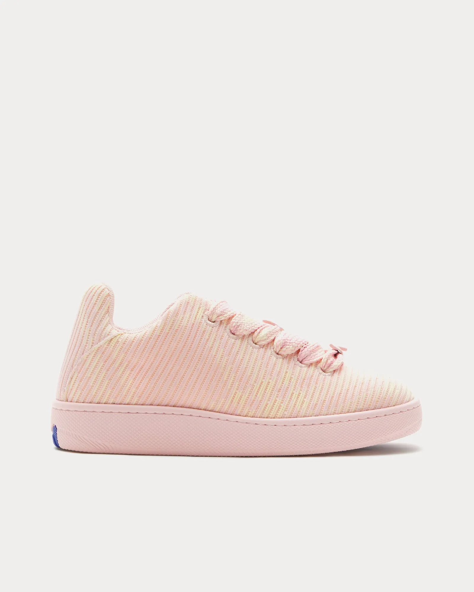Box Check Knit Cameo Low Top Sneakers