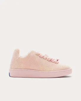 Box Check Knit Cameo Low Top Sneakers
