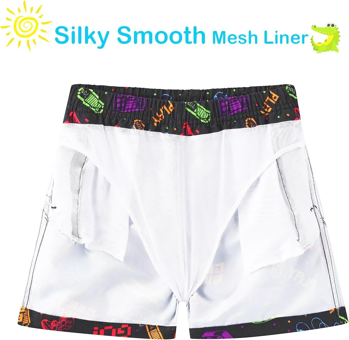 Boys' Swim Trunks - Toddler Swimsuit Shorts