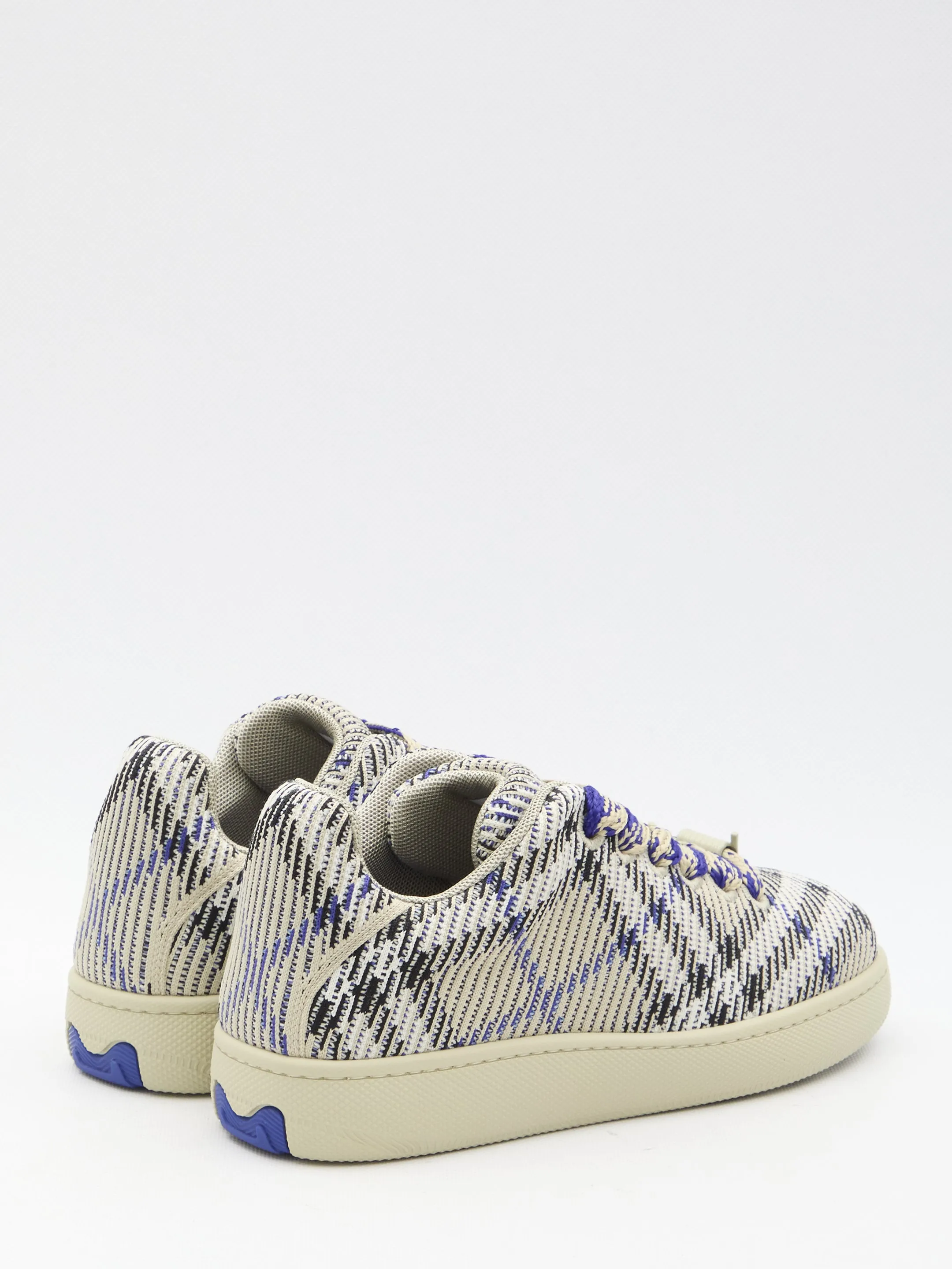 Burberry Check Knit Box Sneakers
