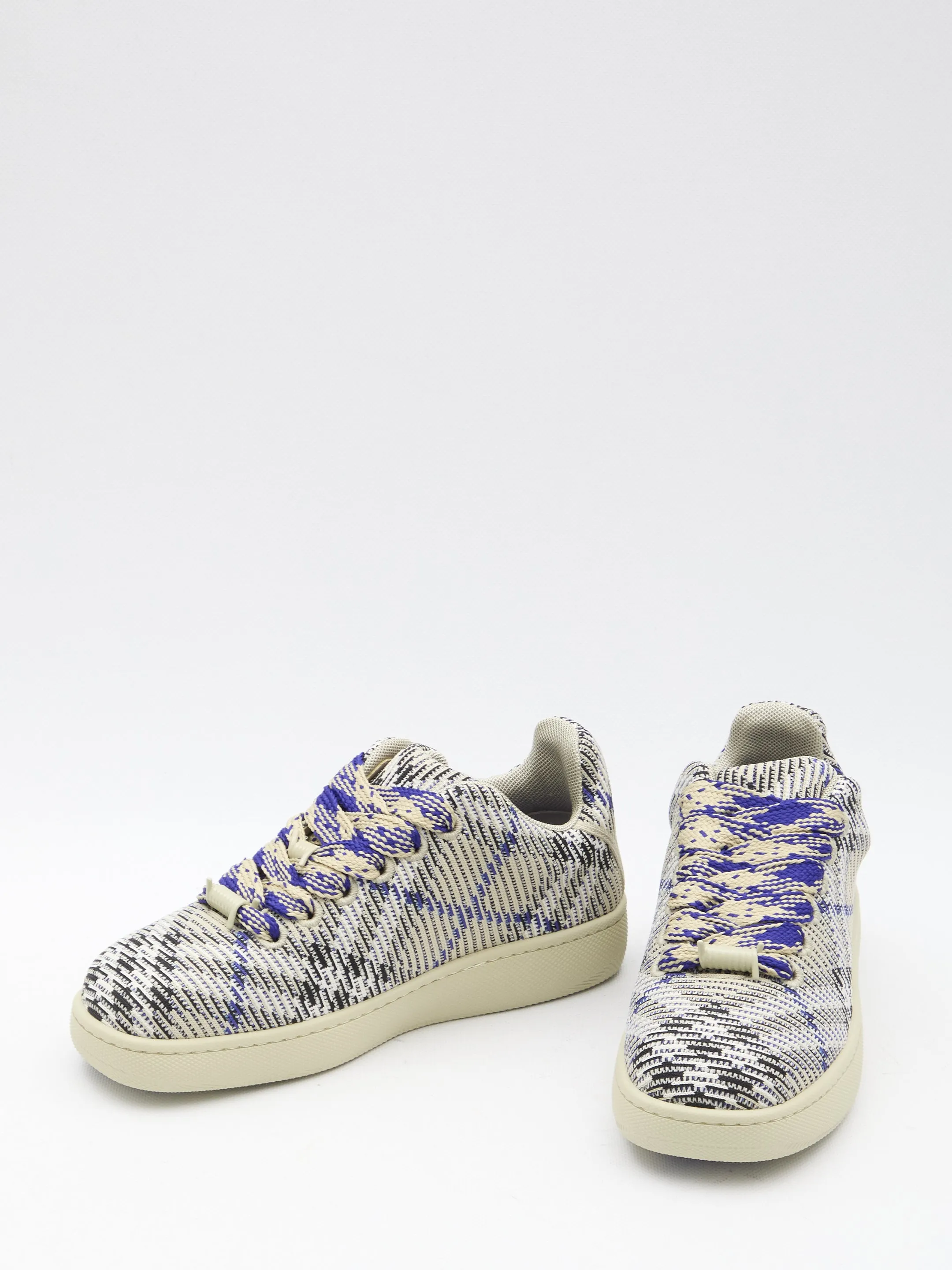 Burberry Check Knit Box Sneakers