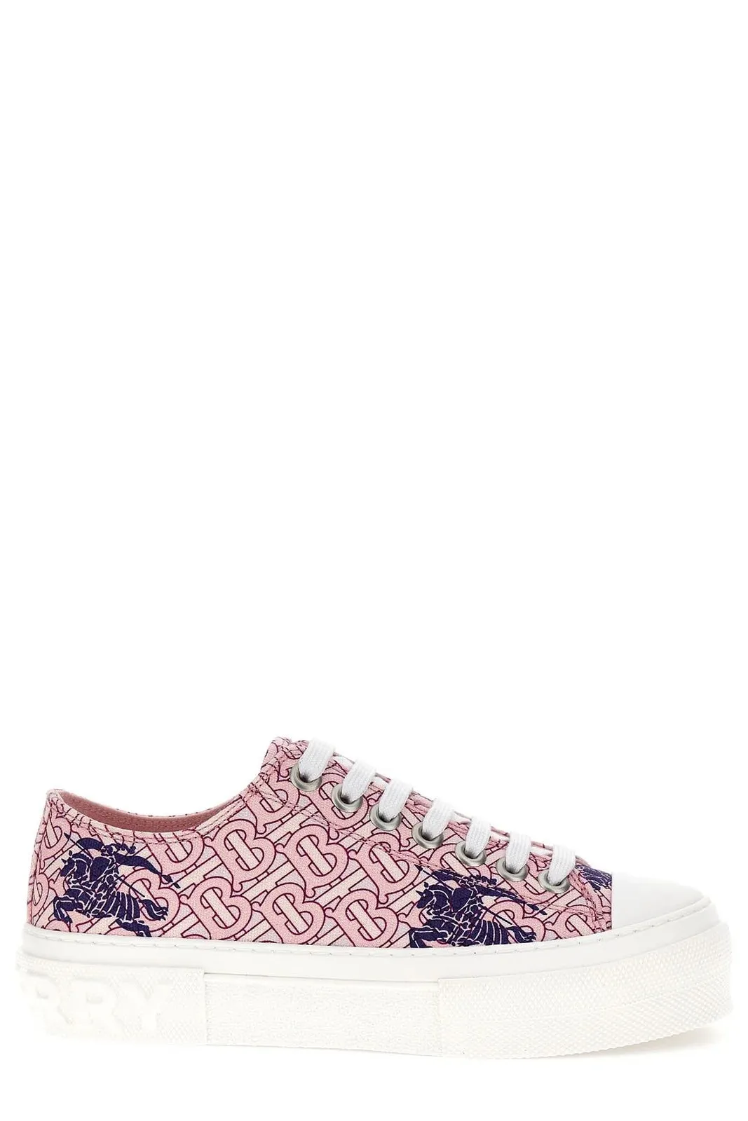 BURBERRY JACK EKD MONOGRAM PLATFORM SNEAKERS