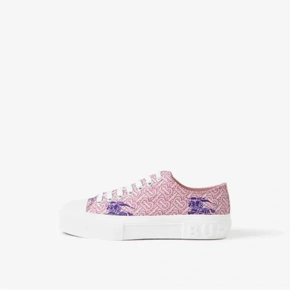 BURBERRY JACK EKD MONOGRAM PLATFORM SNEAKERS