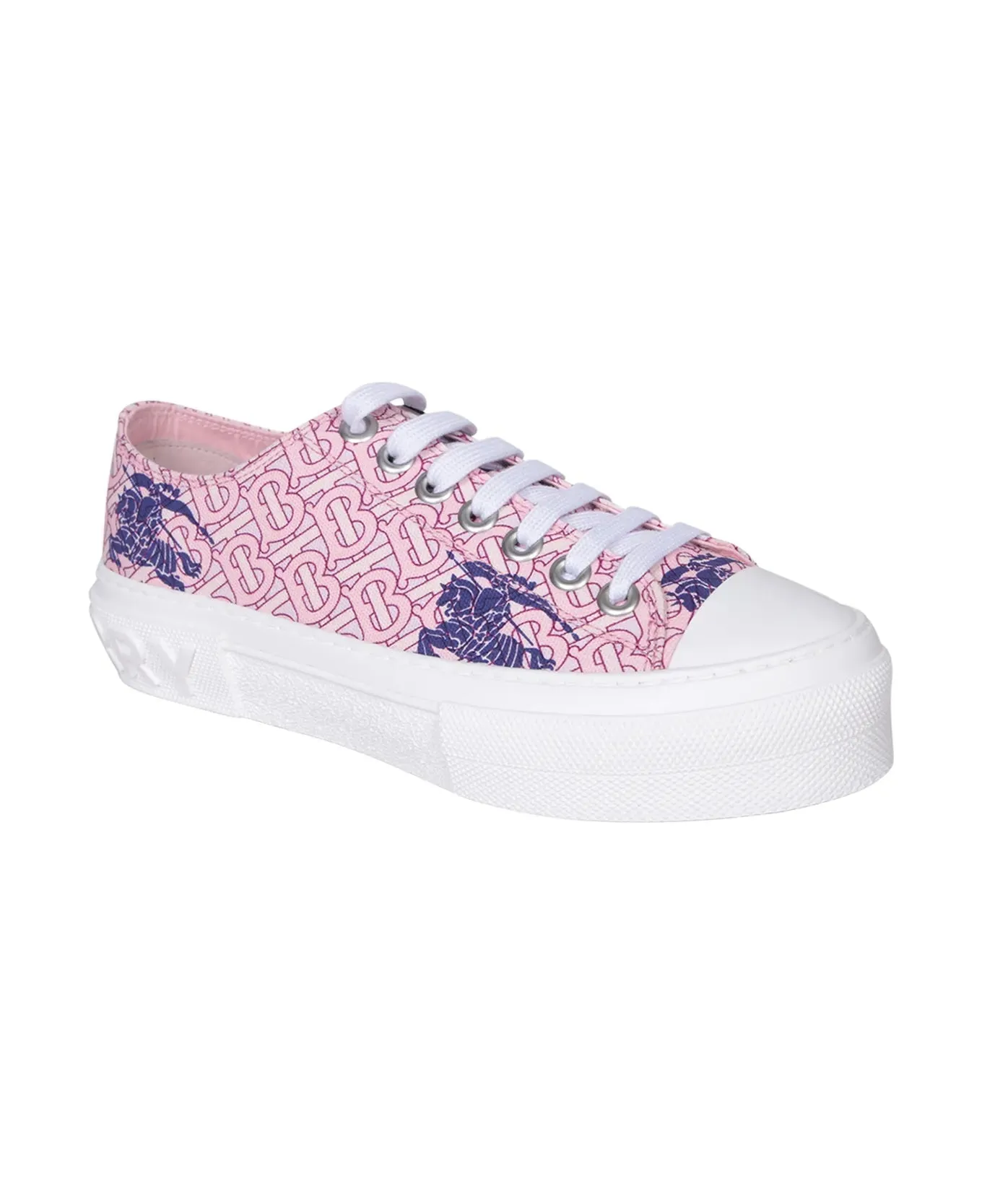 BURBERRY JACK EKD MONOGRAM PLATFORM SNEAKERS