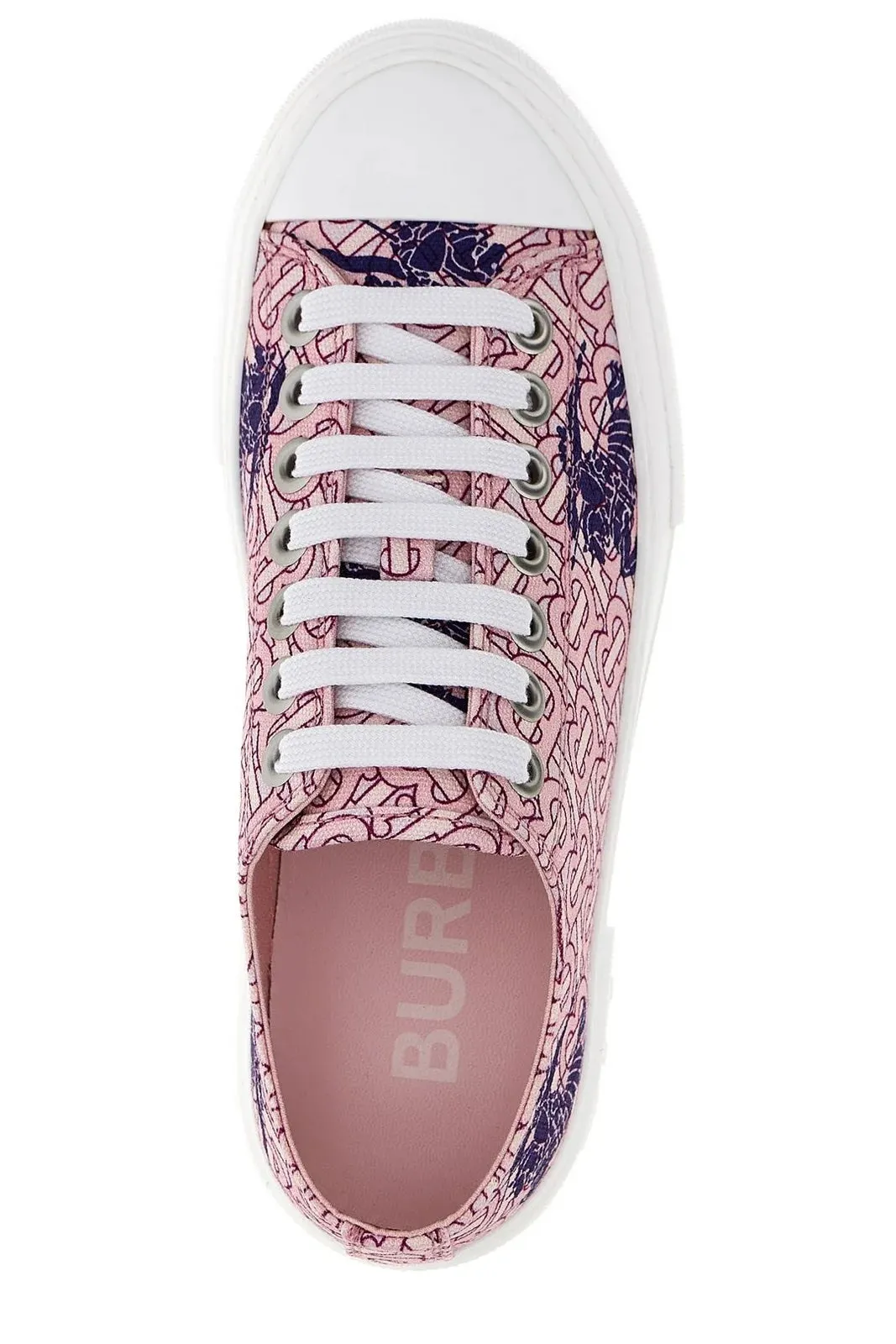 BURBERRY JACK EKD MONOGRAM PLATFORM SNEAKERS