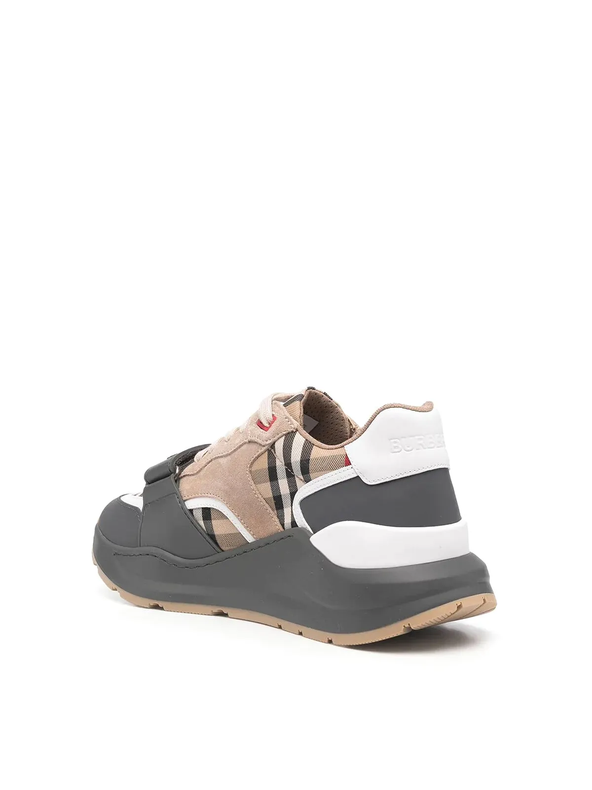 BURBERRY RAMSEY VINTAGE CHECK LOW-TOP MEN'S SNEAKERS