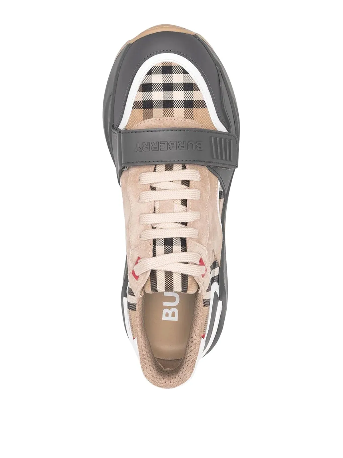 BURBERRY RAMSEY VINTAGE CHECK LOW-TOP MEN'S SNEAKERS