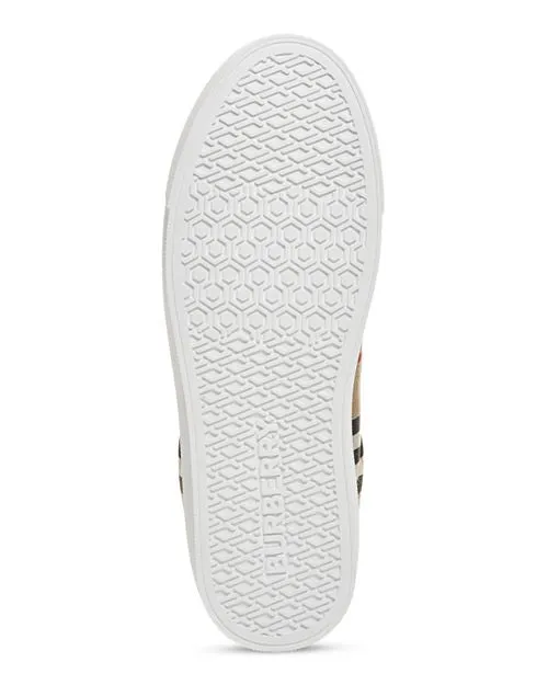 Burberry Women's Albridge Lace-Up Sneakers Tan/Beige