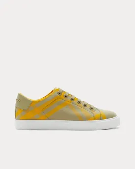 Check Cotton Hunter Low Top Sneakers
