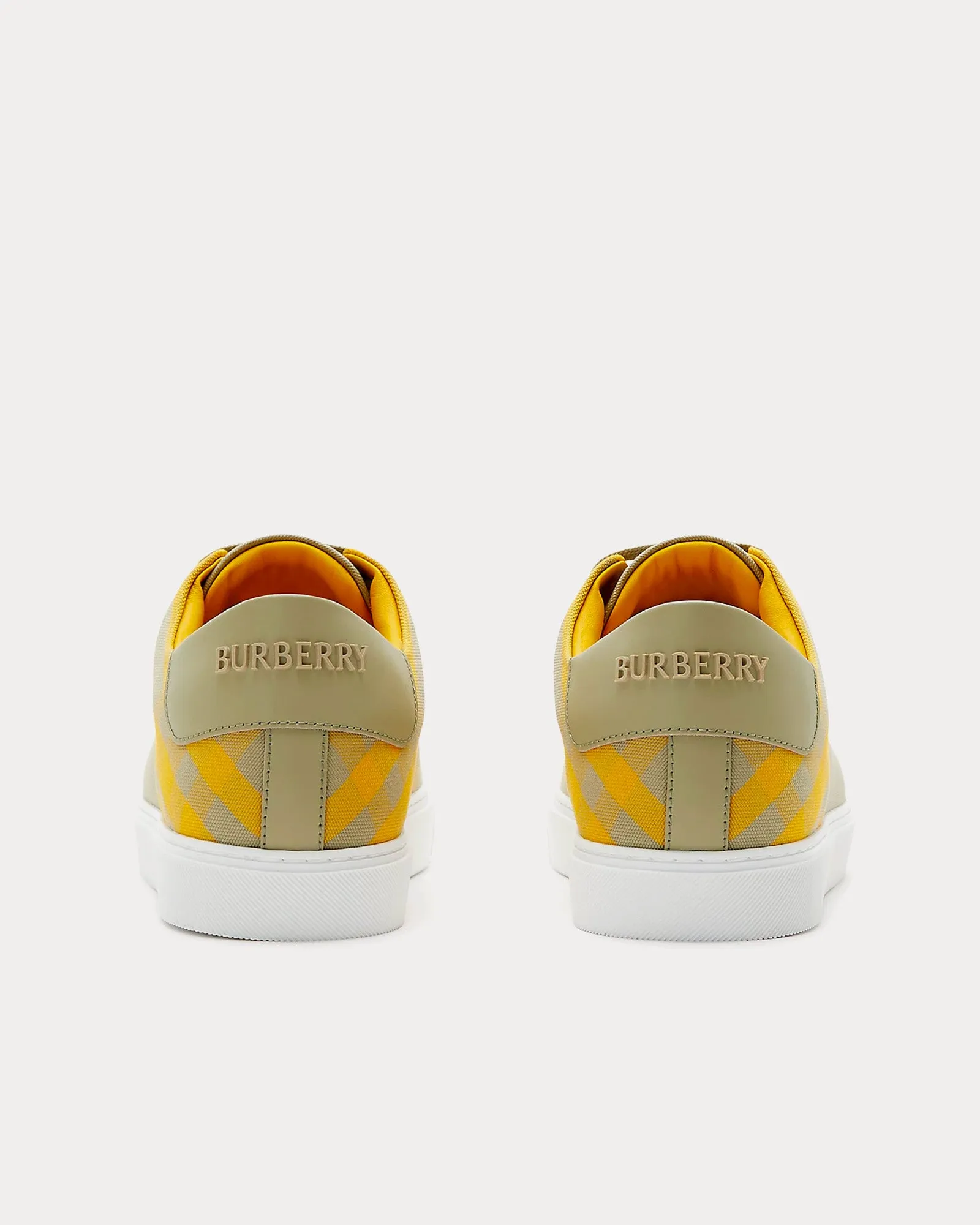 Check Cotton Hunter Low Top Sneakers