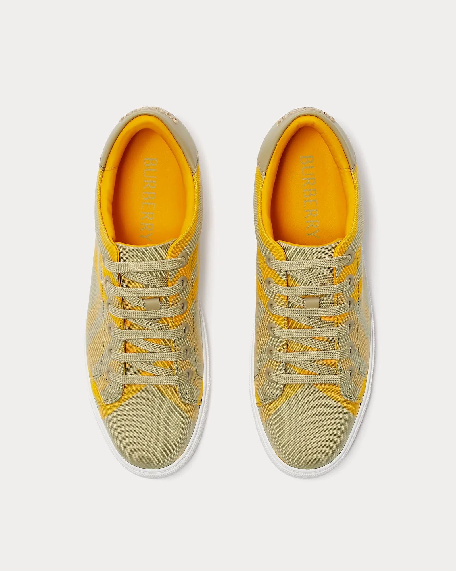 Check Cotton Hunter Low Top Sneakers