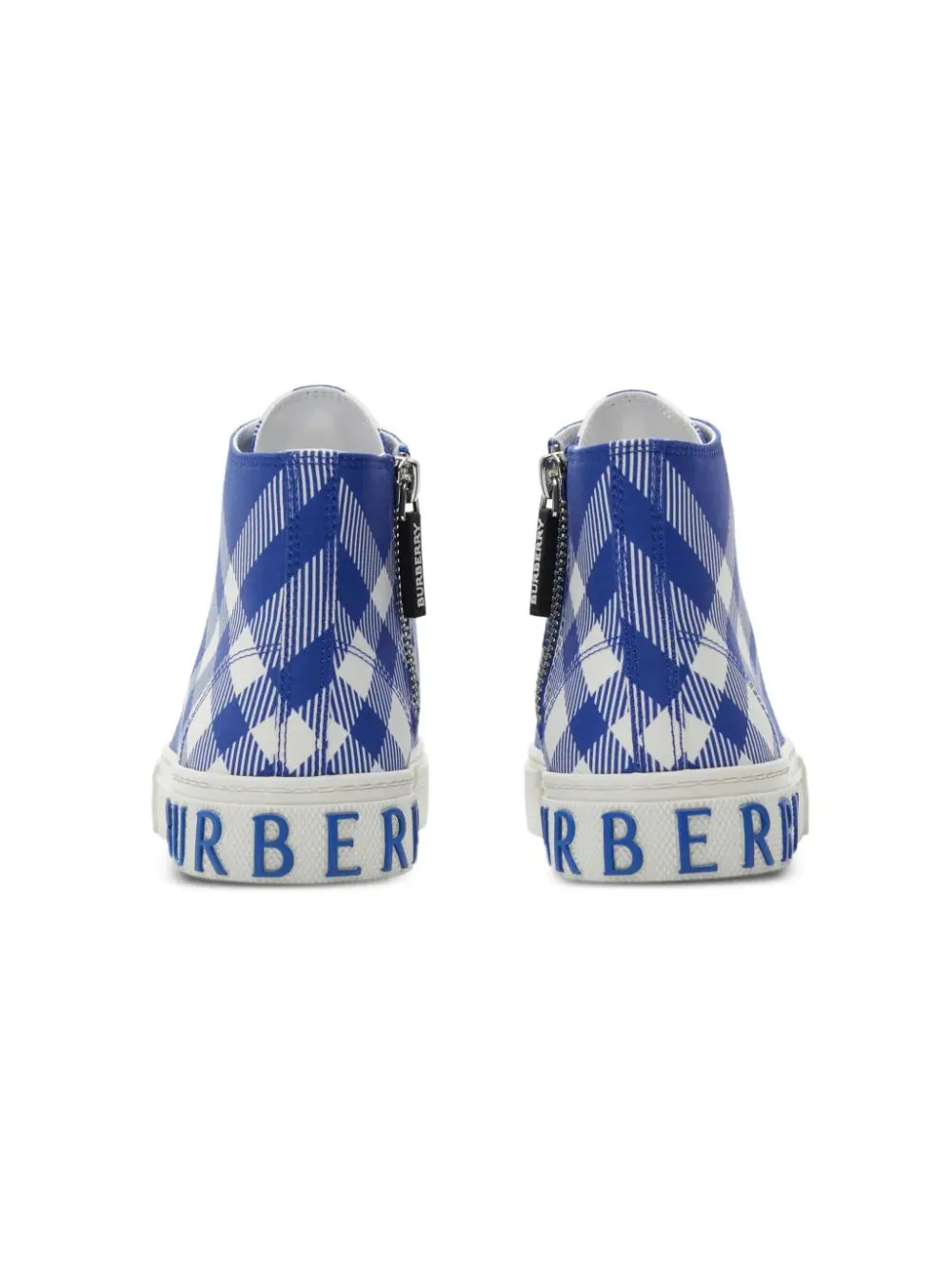 Check High-top Sneakers