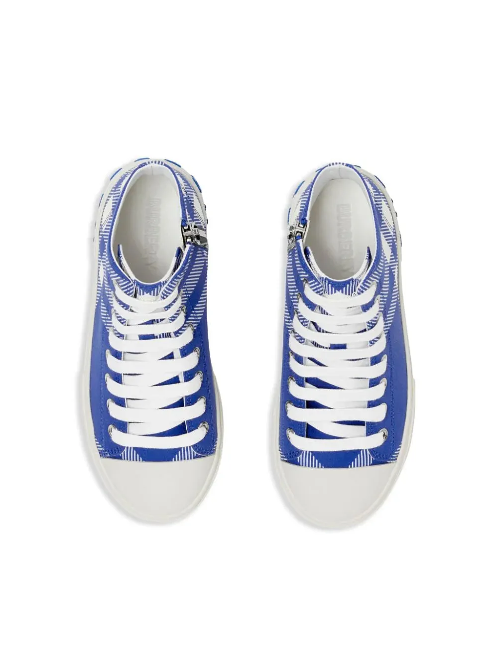 Check High-top Sneakers