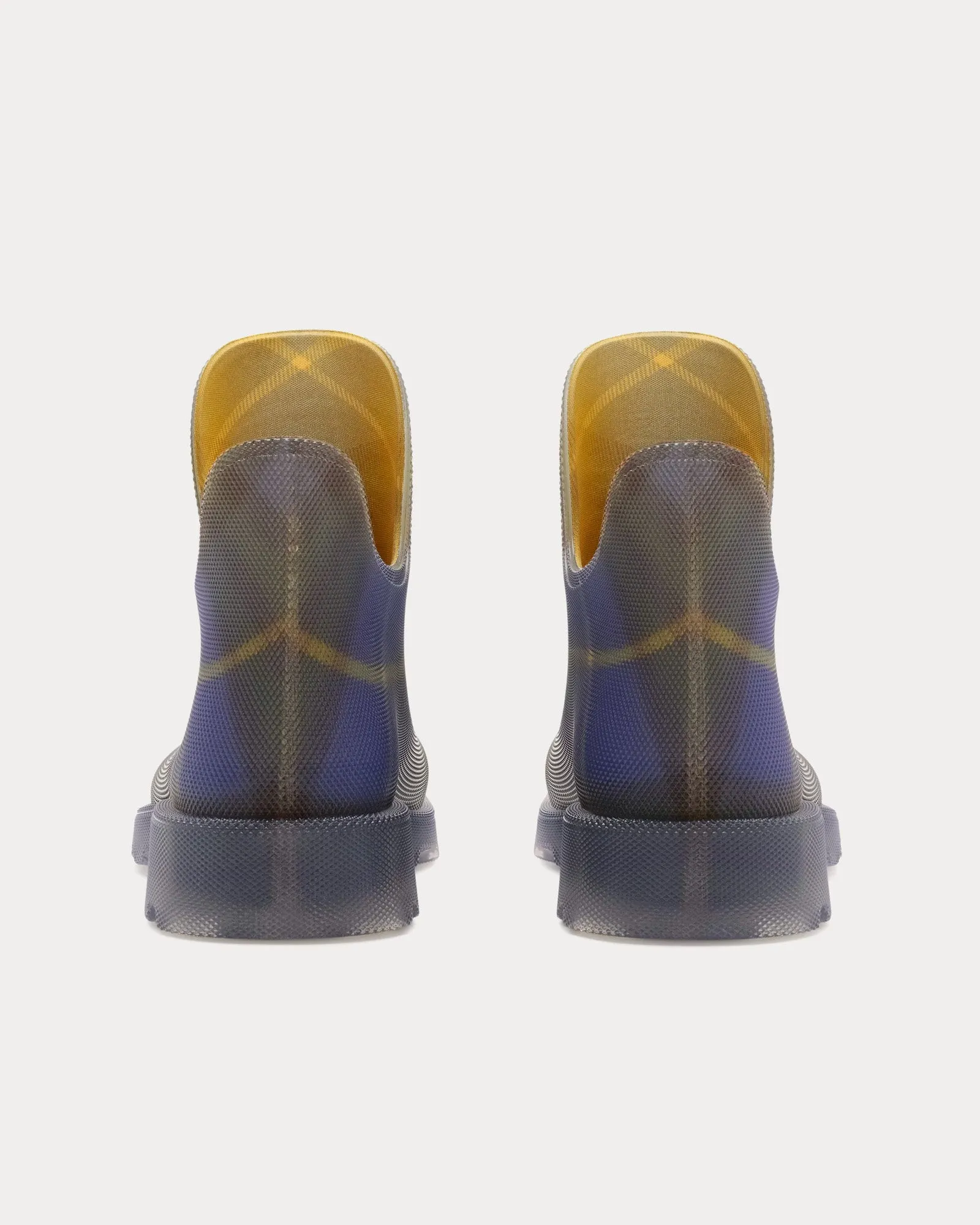 Check Rubber Marsh Bright Navy Low Boots