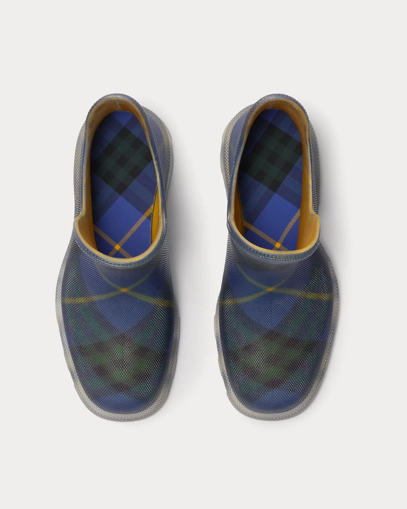 Check Rubber Marsh Bright Navy Low Boots