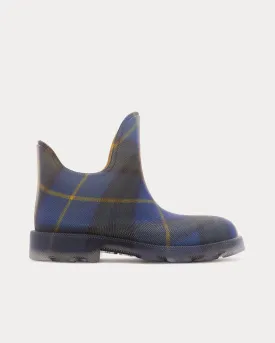 Check Rubber Marsh Bright Navy Low Boots