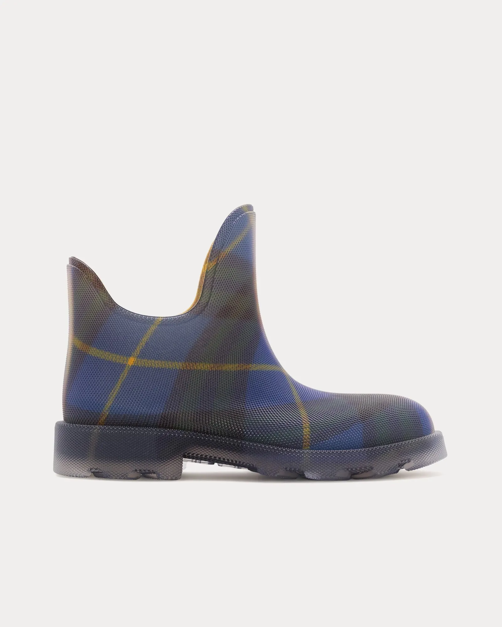 Check Rubber Marsh Bright Navy Low Boots