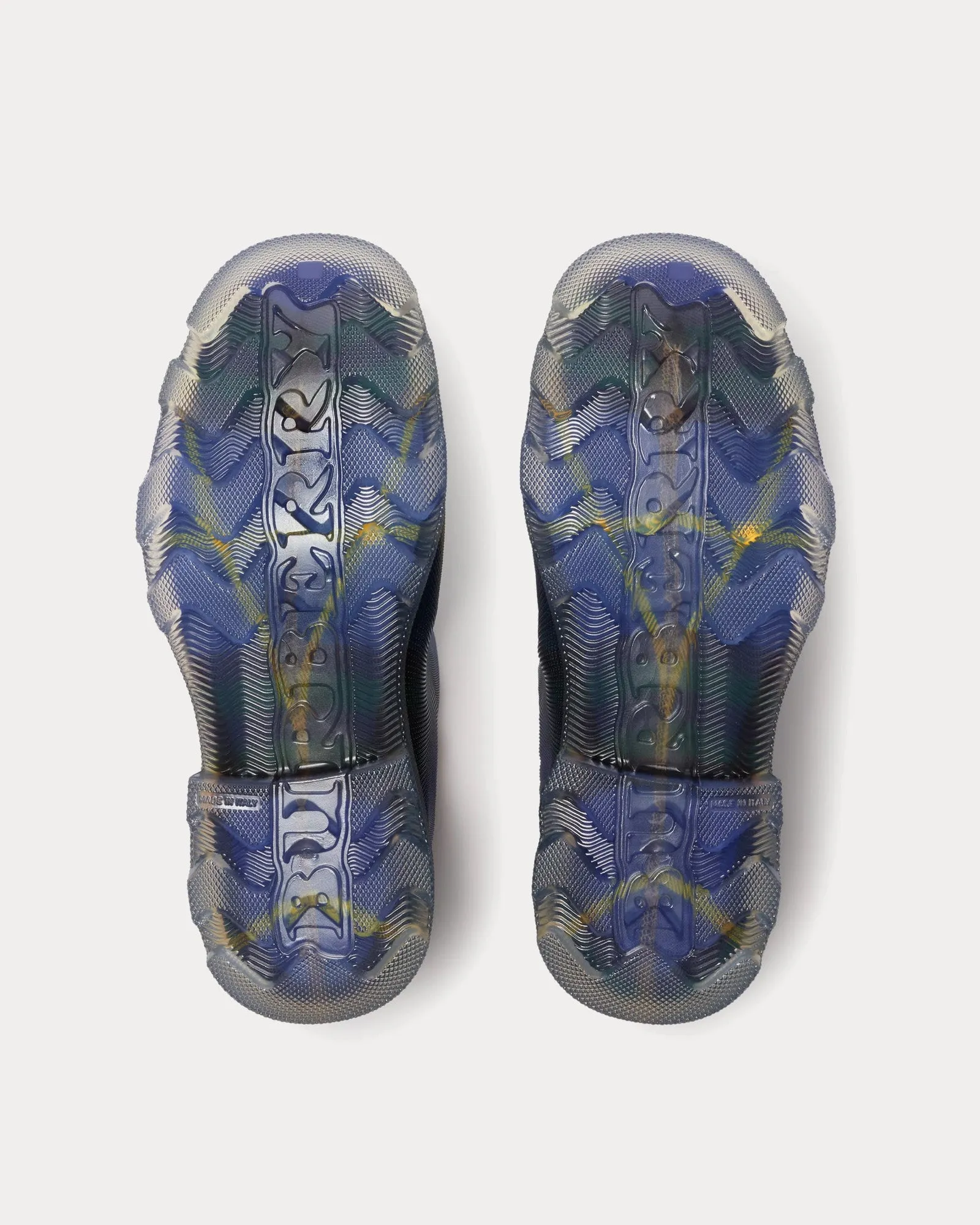 Check Rubber Marsh Bright Navy Low Boots