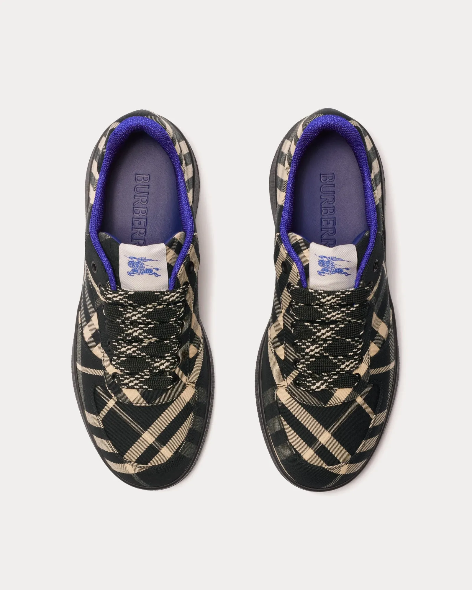 Check Terrace Black Low Top Sneakers