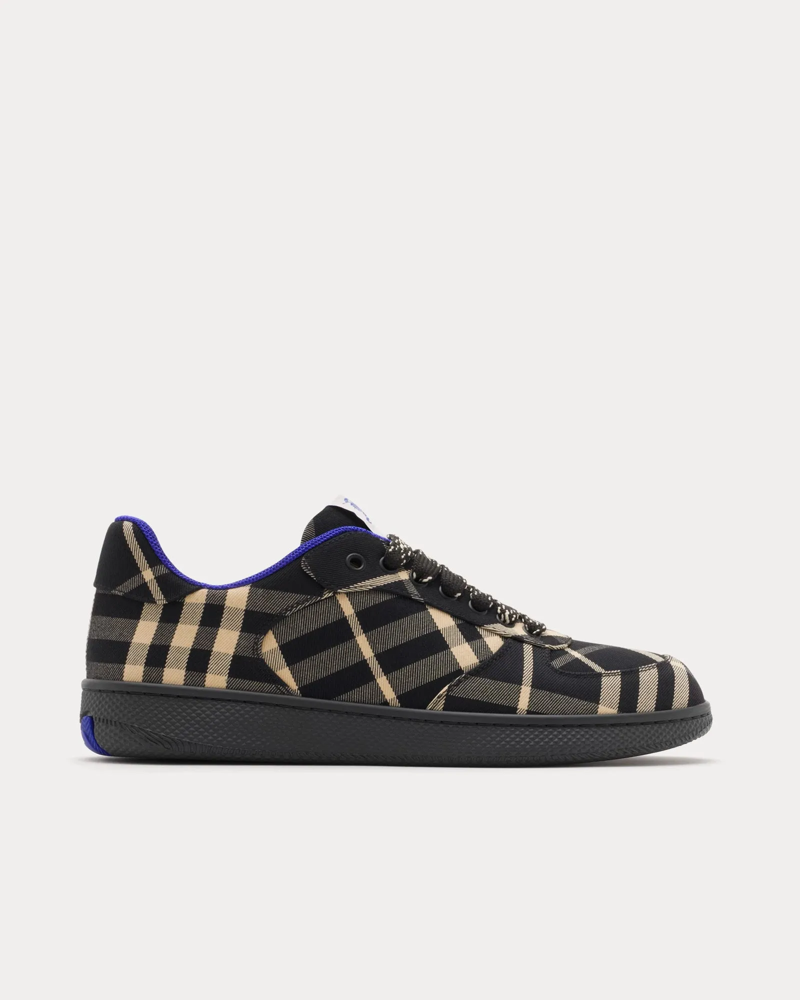 Check Terrace Black Low Top Sneakers