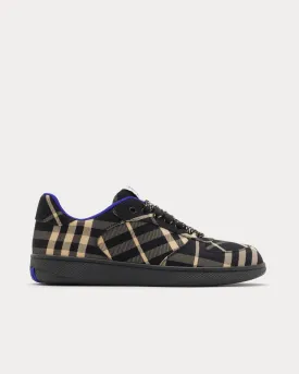 Check Terrace Black Low Top Sneakers