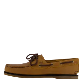 Classic Boat Boat Shoe Wheat Full Grain