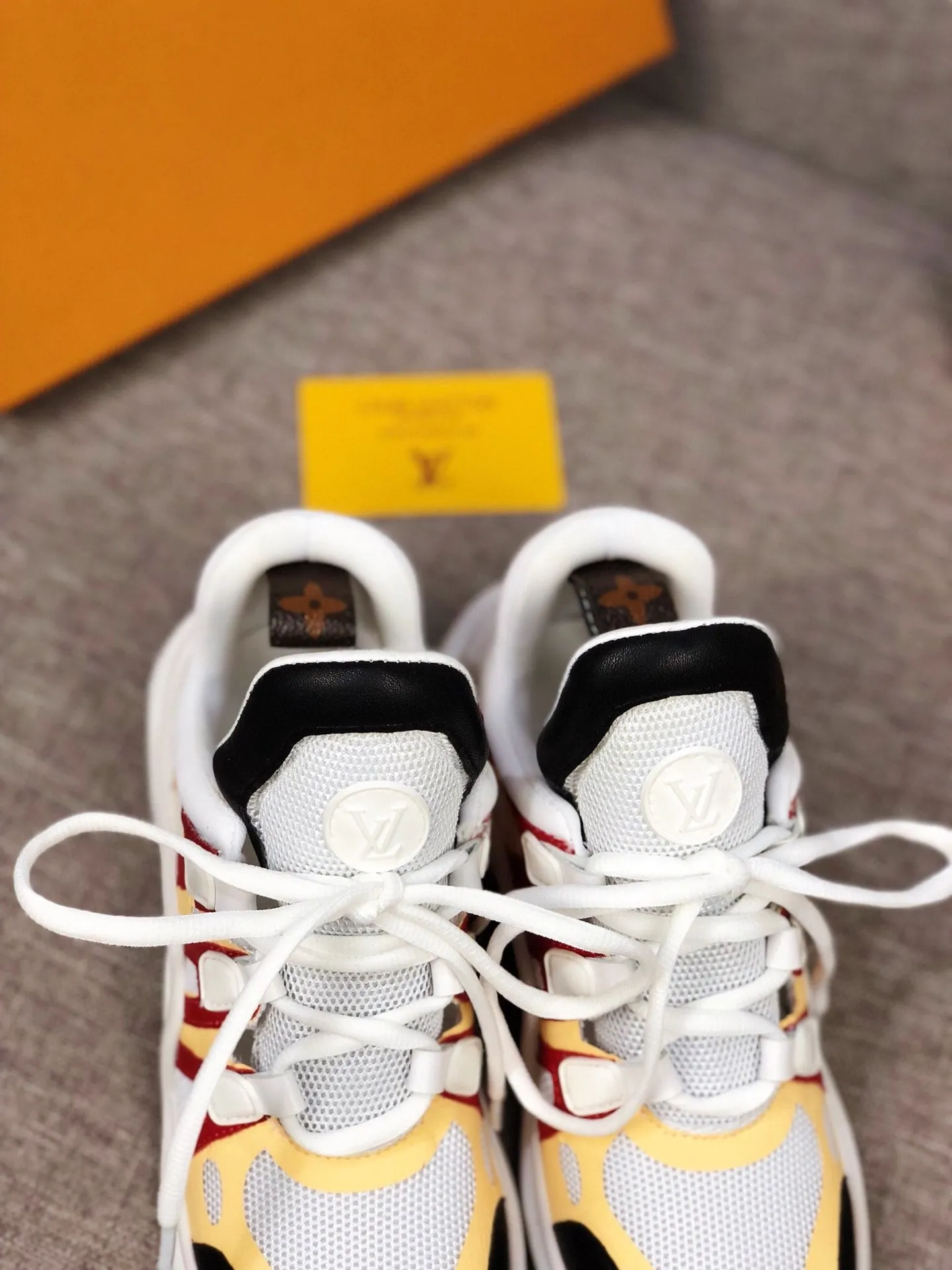 EI -LUV Archlight Red Yellow Sneaker
