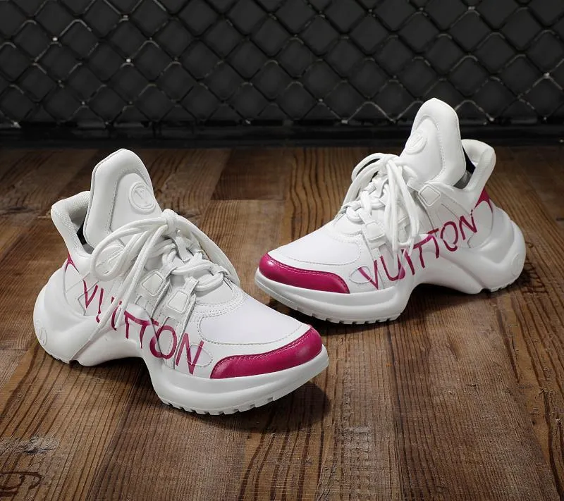 EI -LUV Archlight White Pink Sneaker