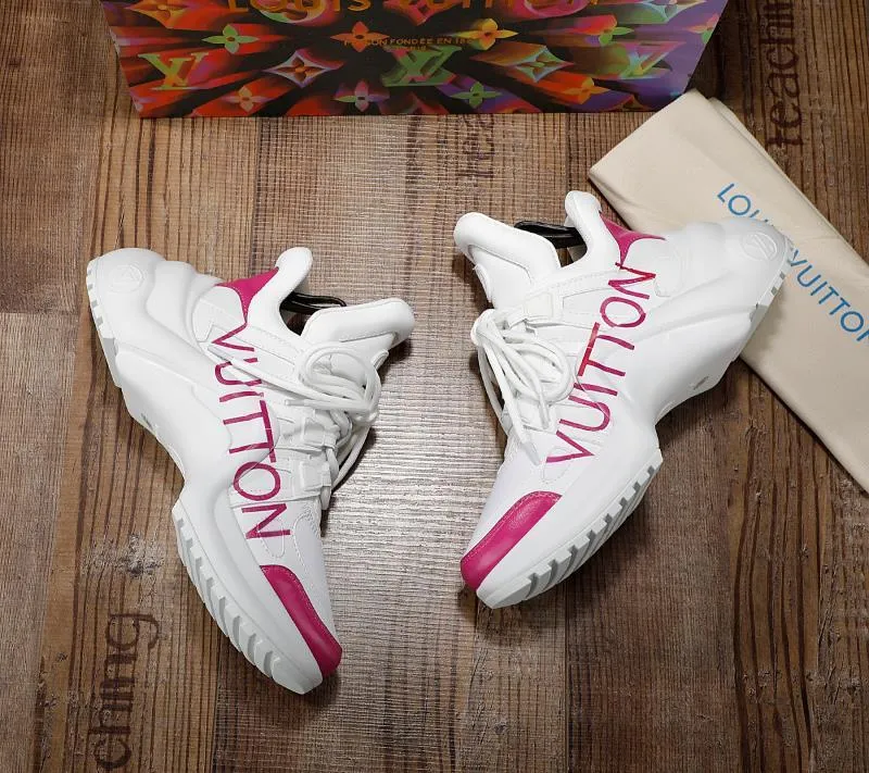 EI -LUV Archlight White Pink Sneaker