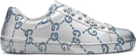 Gucci Ace Low GG Monogram sneakers, silver