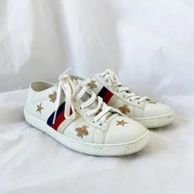 Gucci Embroidered Ace Sneakers