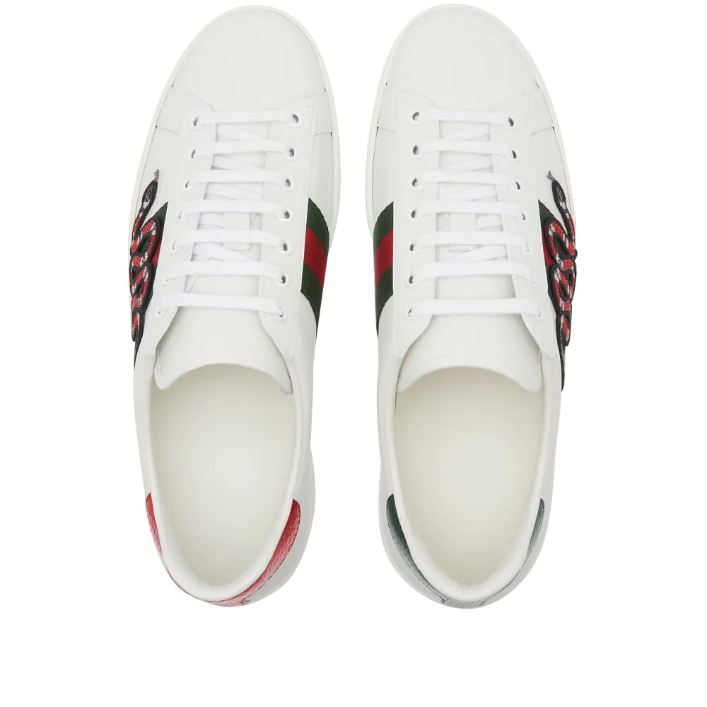 Gucci New Ace GRG Snake Sneakers
