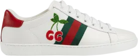 Gucci Wmns Ace GG Cherry sneakers, white