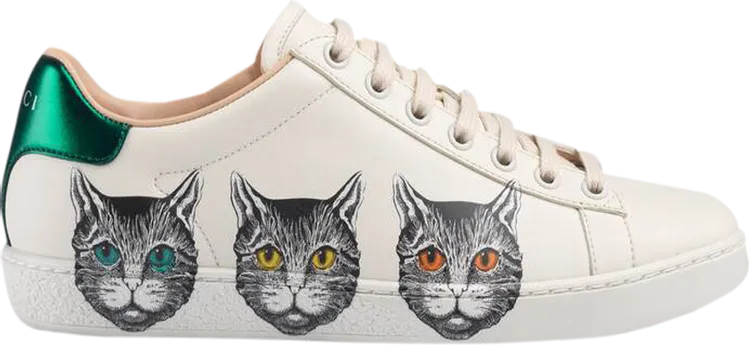 Gucci Wmns Ace Mystic Cat sneakers, white