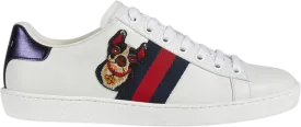 Gucci Wmns Ace Year of the Dog sneakers, white