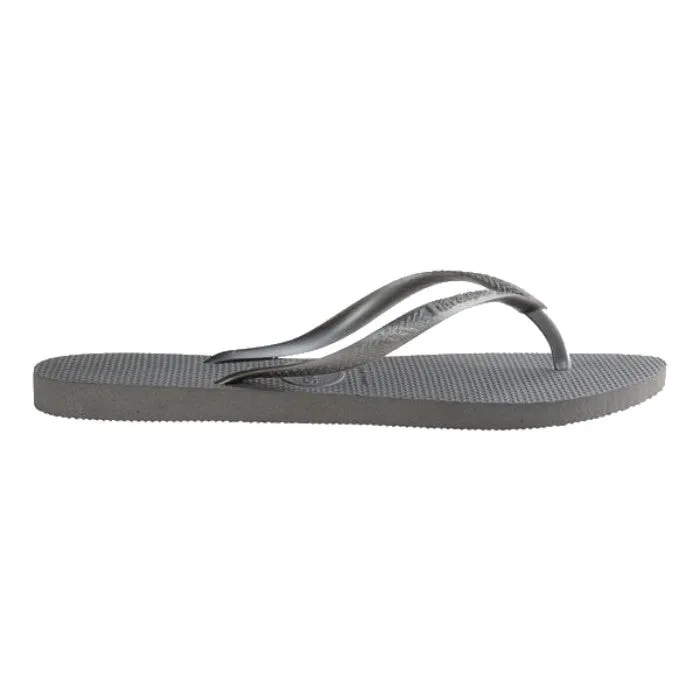 HAVAIANAS SLIM TEENSLIPPERS - STEEL GREY