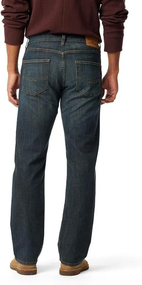 Levi Strauss Signature Gold Men's Regular Fit Flex Jeans (Available in Big & Tall)