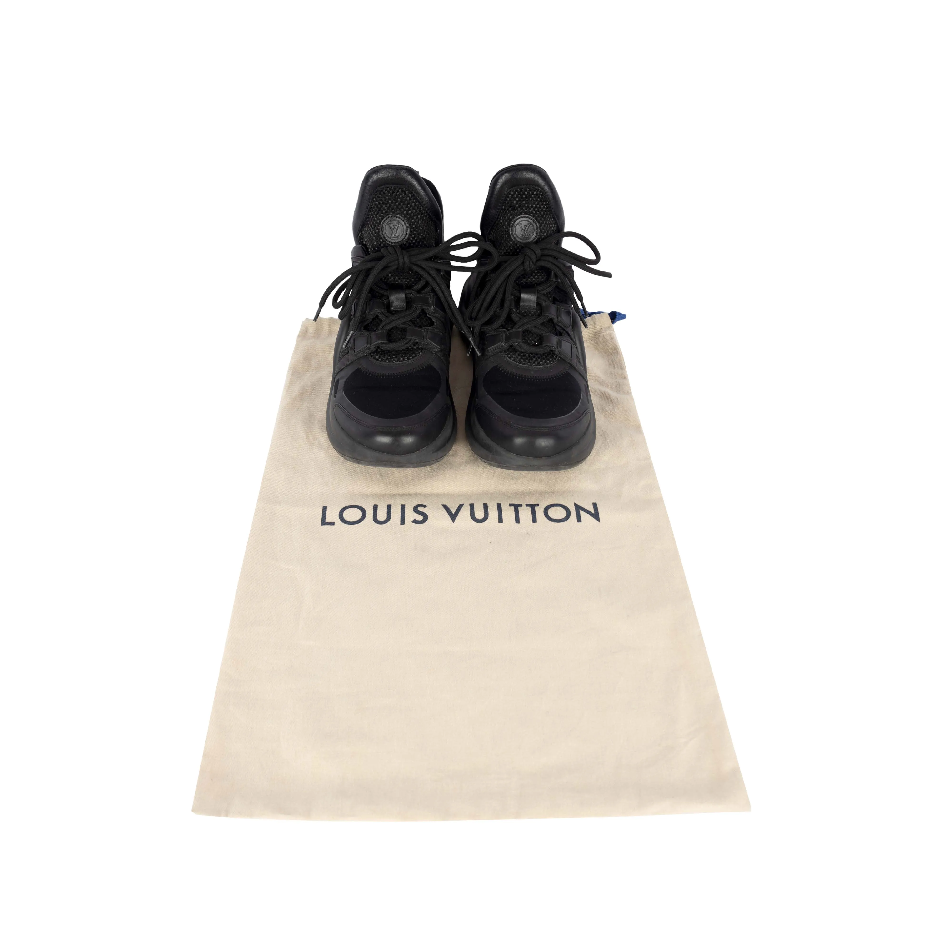 Louis Vuitton Black Archlight Sneakers - '20s