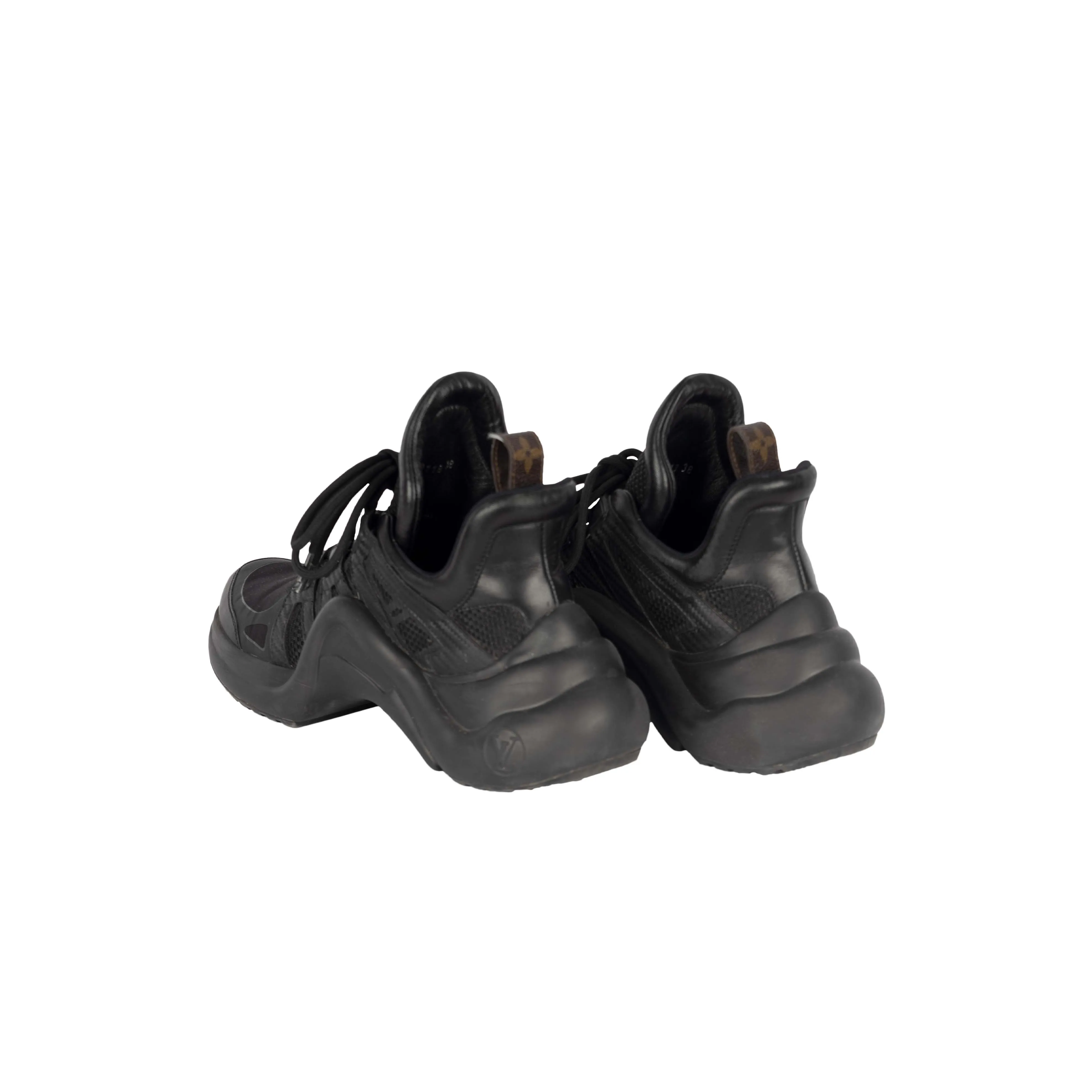 Louis Vuitton Black Archlight Sneakers - '20s