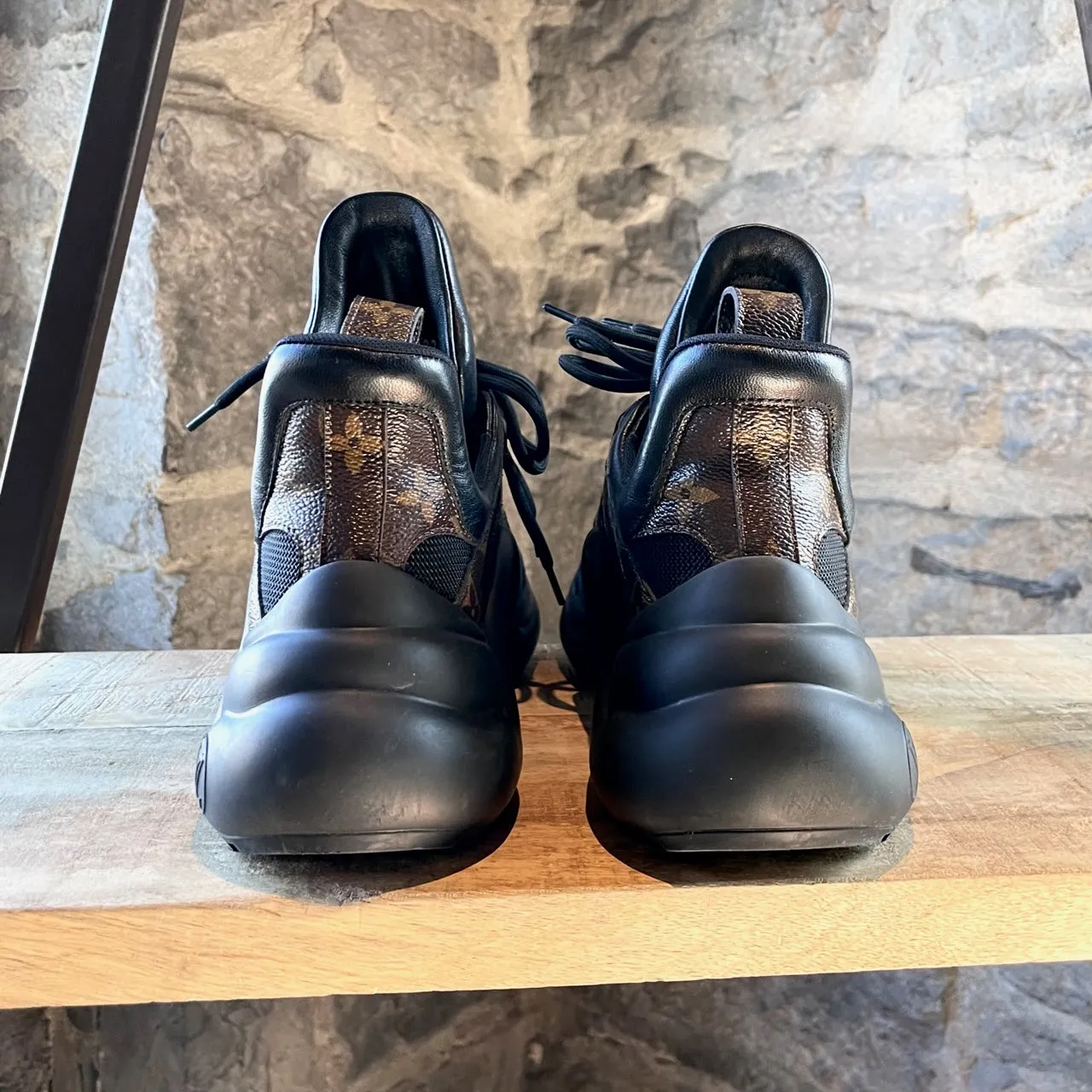 Louis Vuitton Black Monogram Archlight Chunky Sneakers