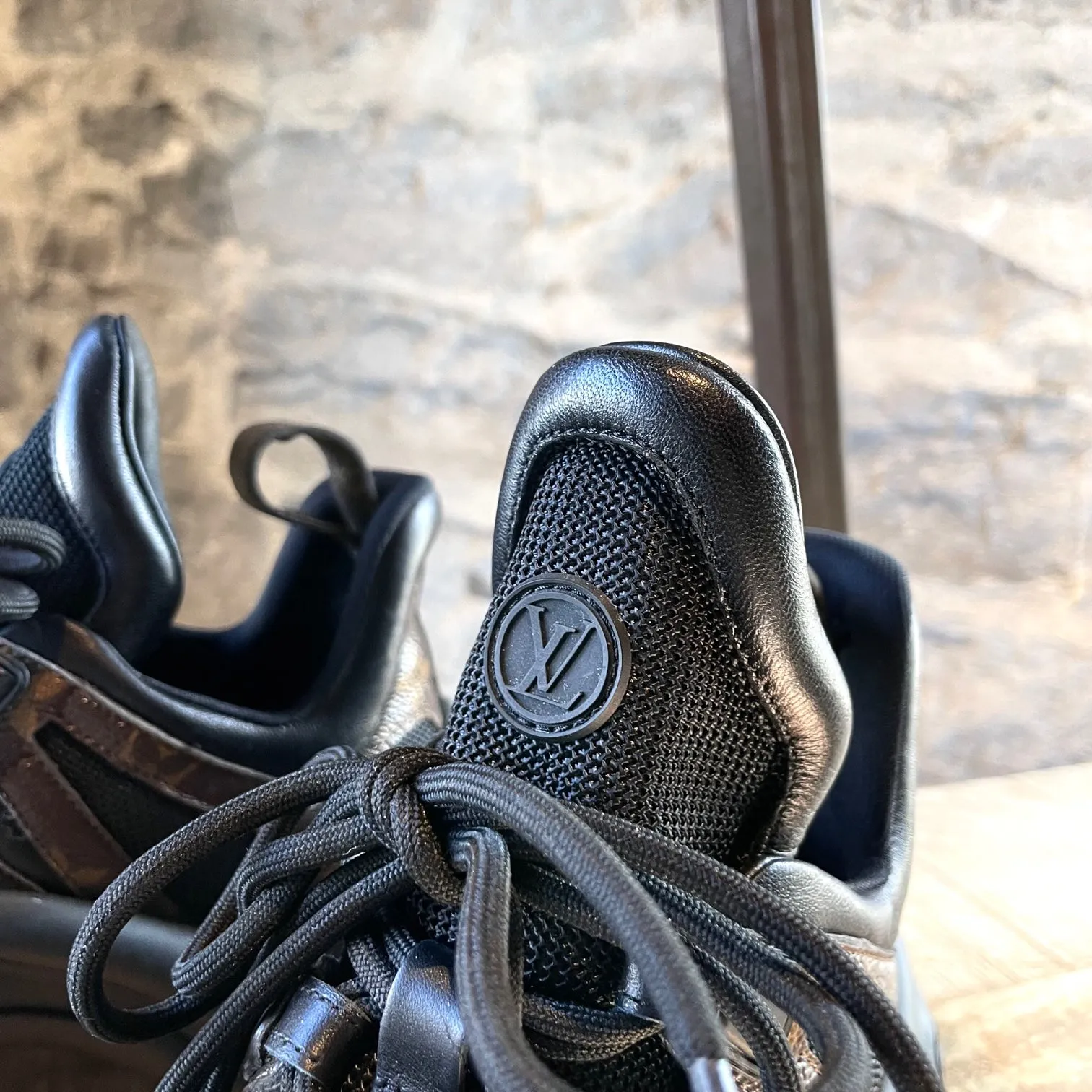 Louis Vuitton Black Monogram Archlight Chunky Sneakers